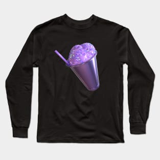 3D Lavender Milkshake! Long Sleeve T-Shirt